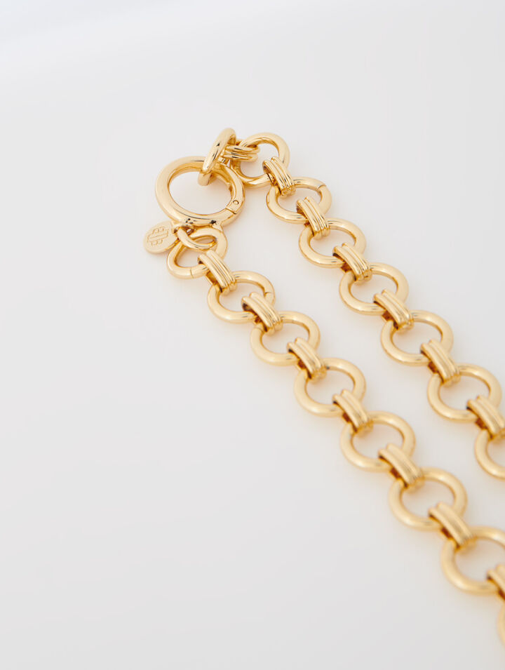 Gold heart necklace