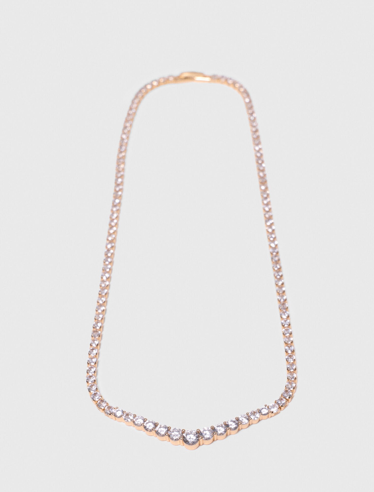 Cascade diamant&eacute; necklace