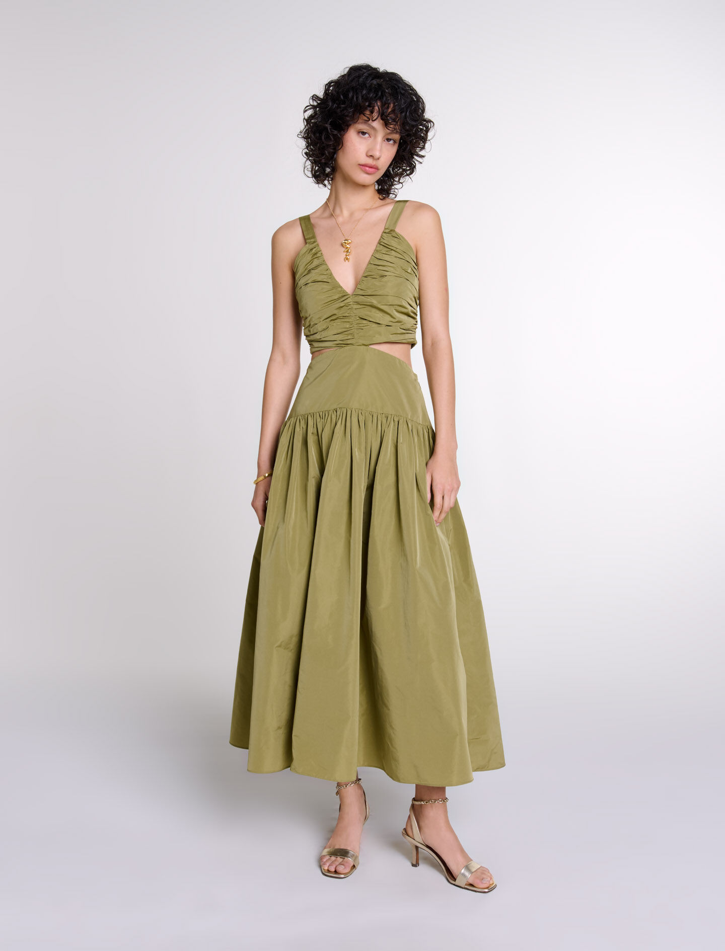 Maje dress with layered effect cheap