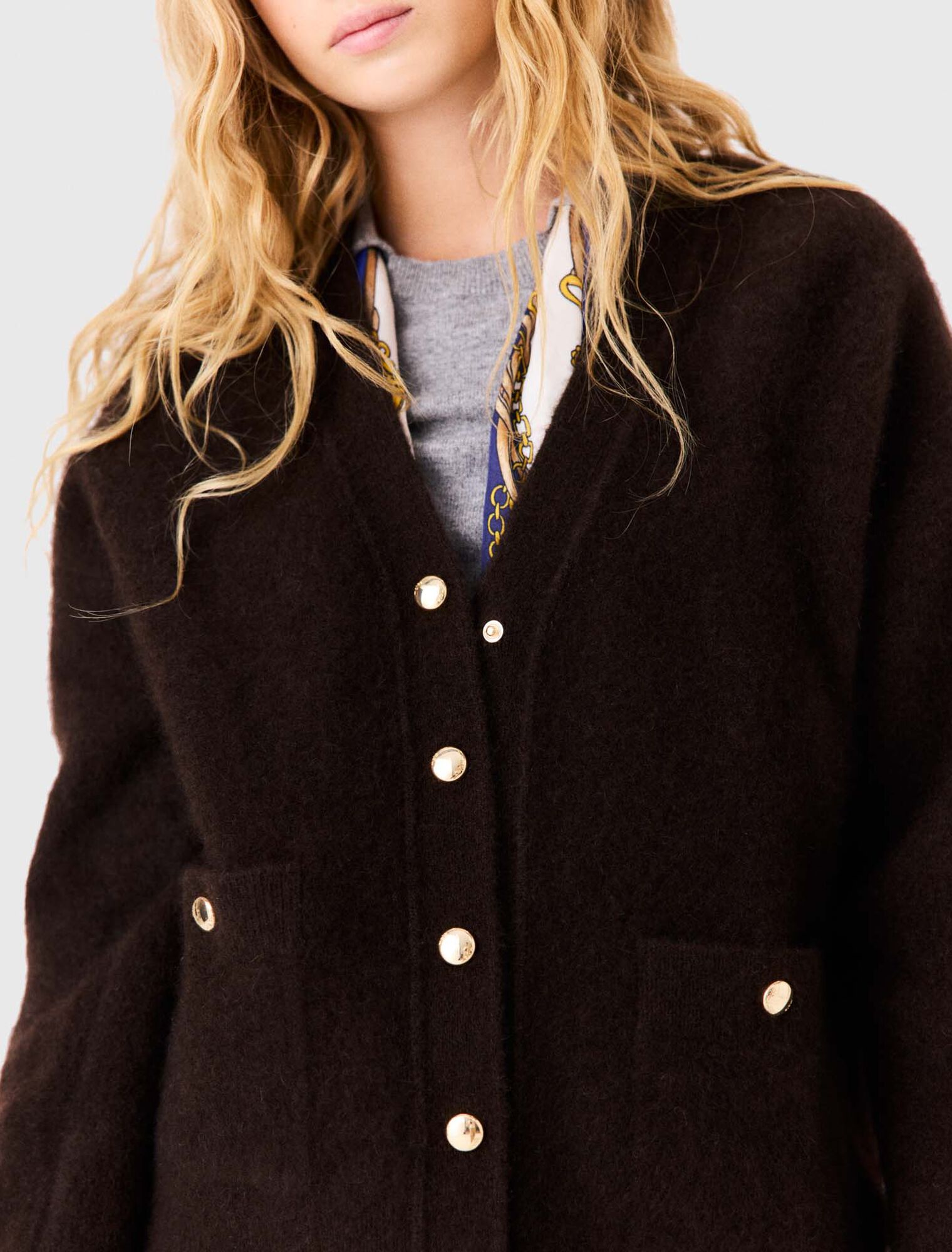 Longline yak cardigan
