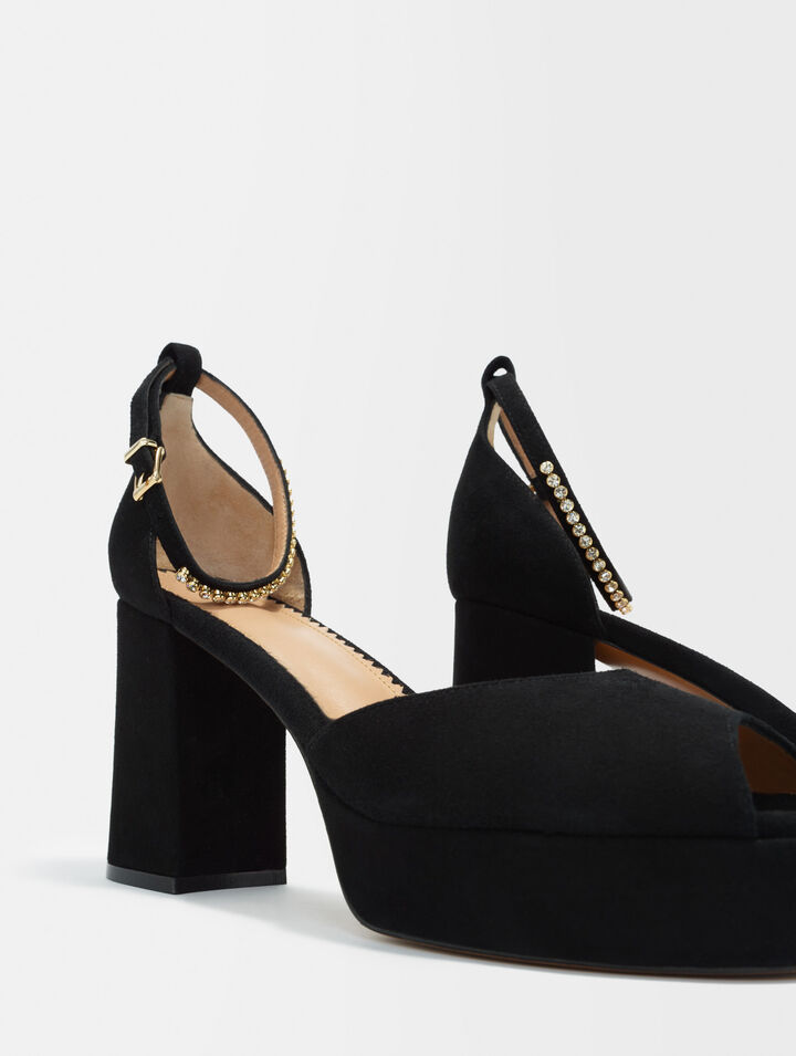High-heeled sandals