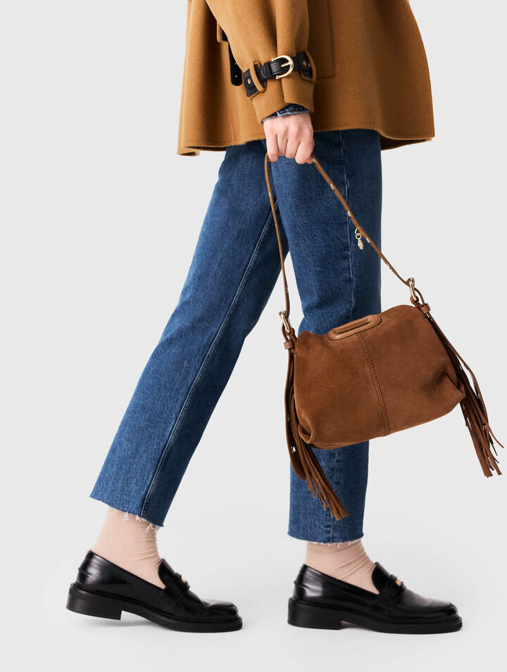 Miss M mini suede bag
