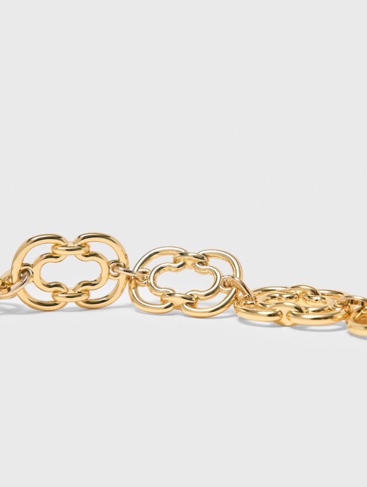 Chain belt with new link