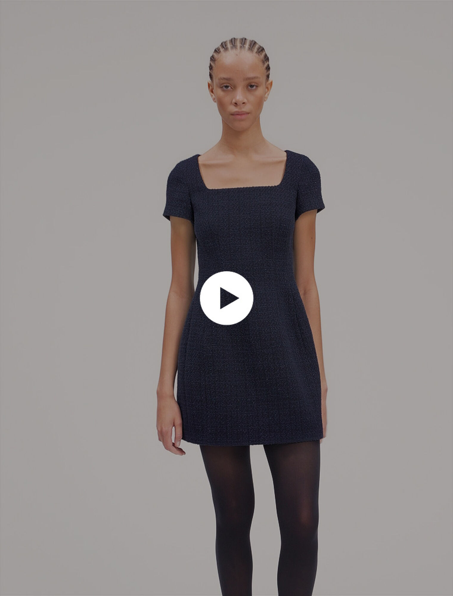 Short tweed dress