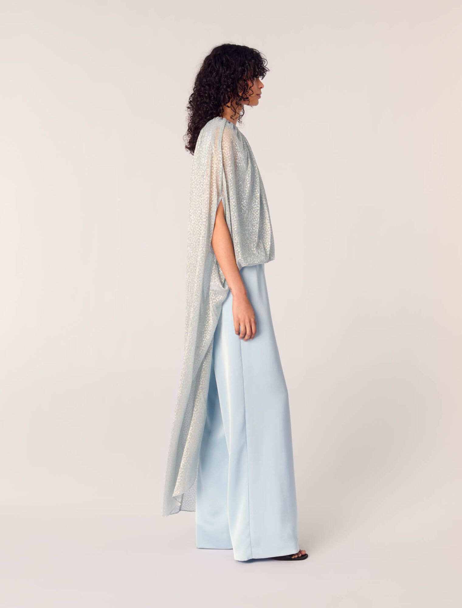 2-in-1 lurex jumpsuit