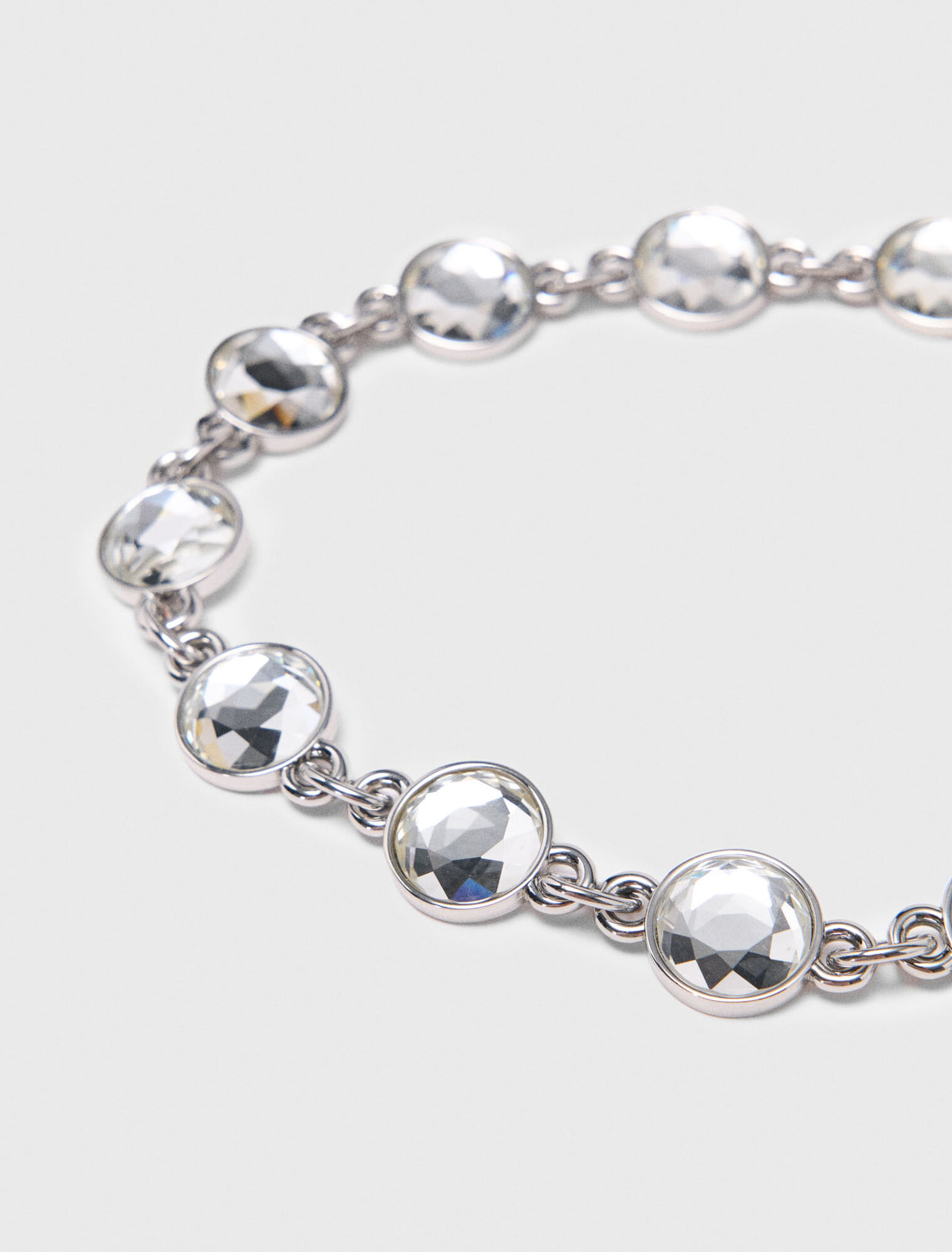 Rhinestone chain belt