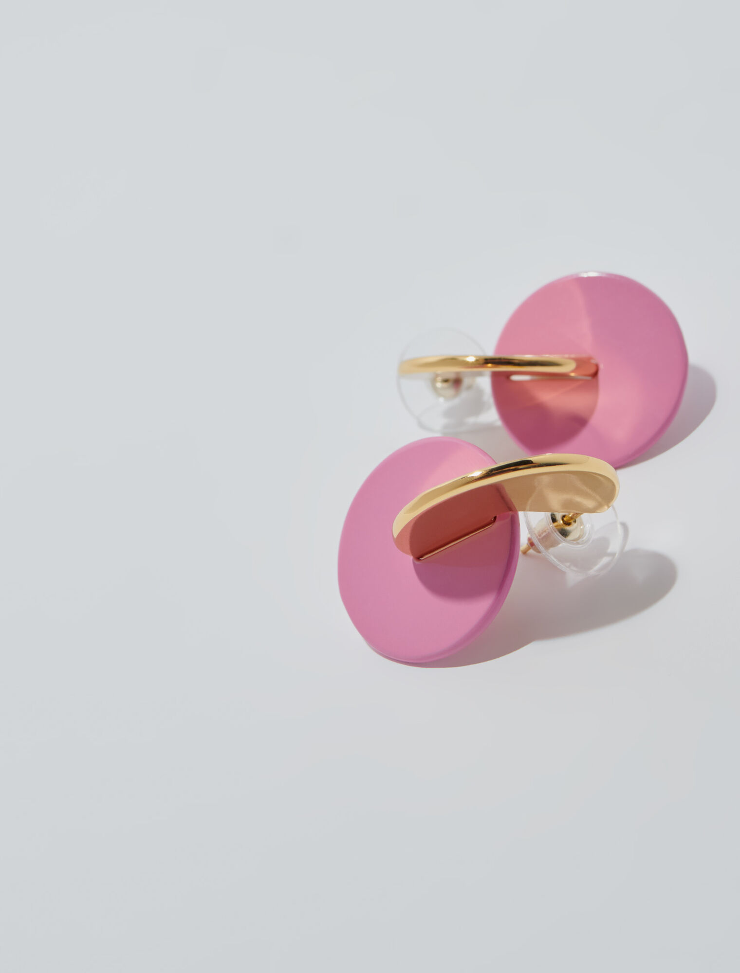 Enameled earrings