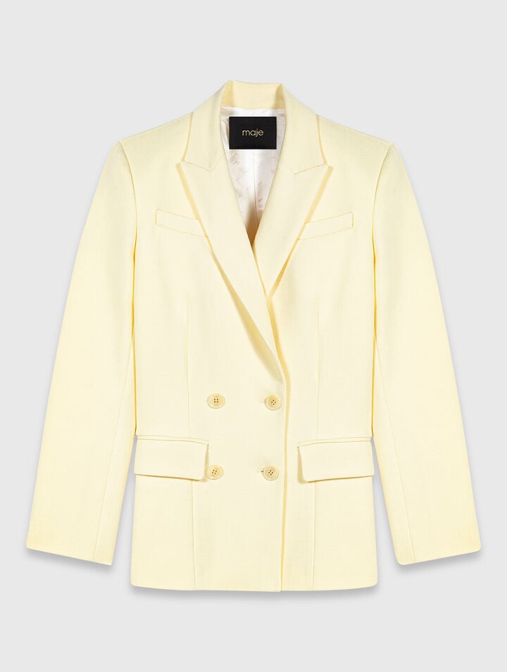 Double-breasted suit jacket