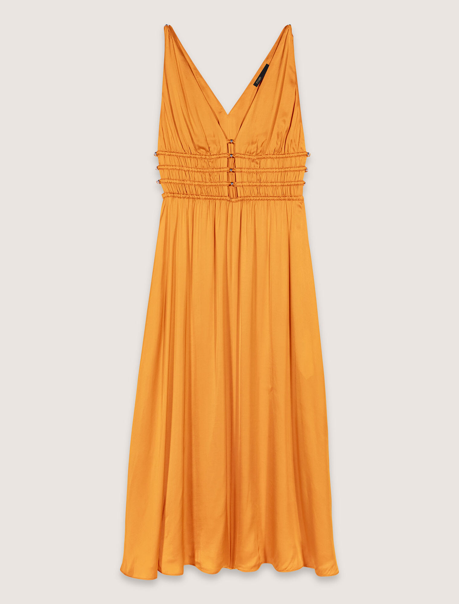 Satin-look maxi dress