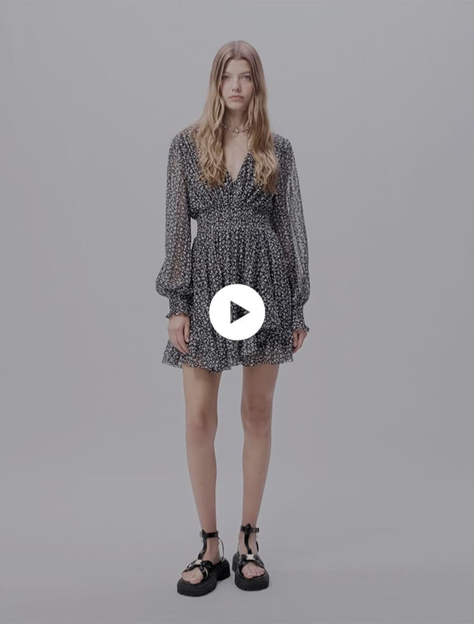 Short flared dress