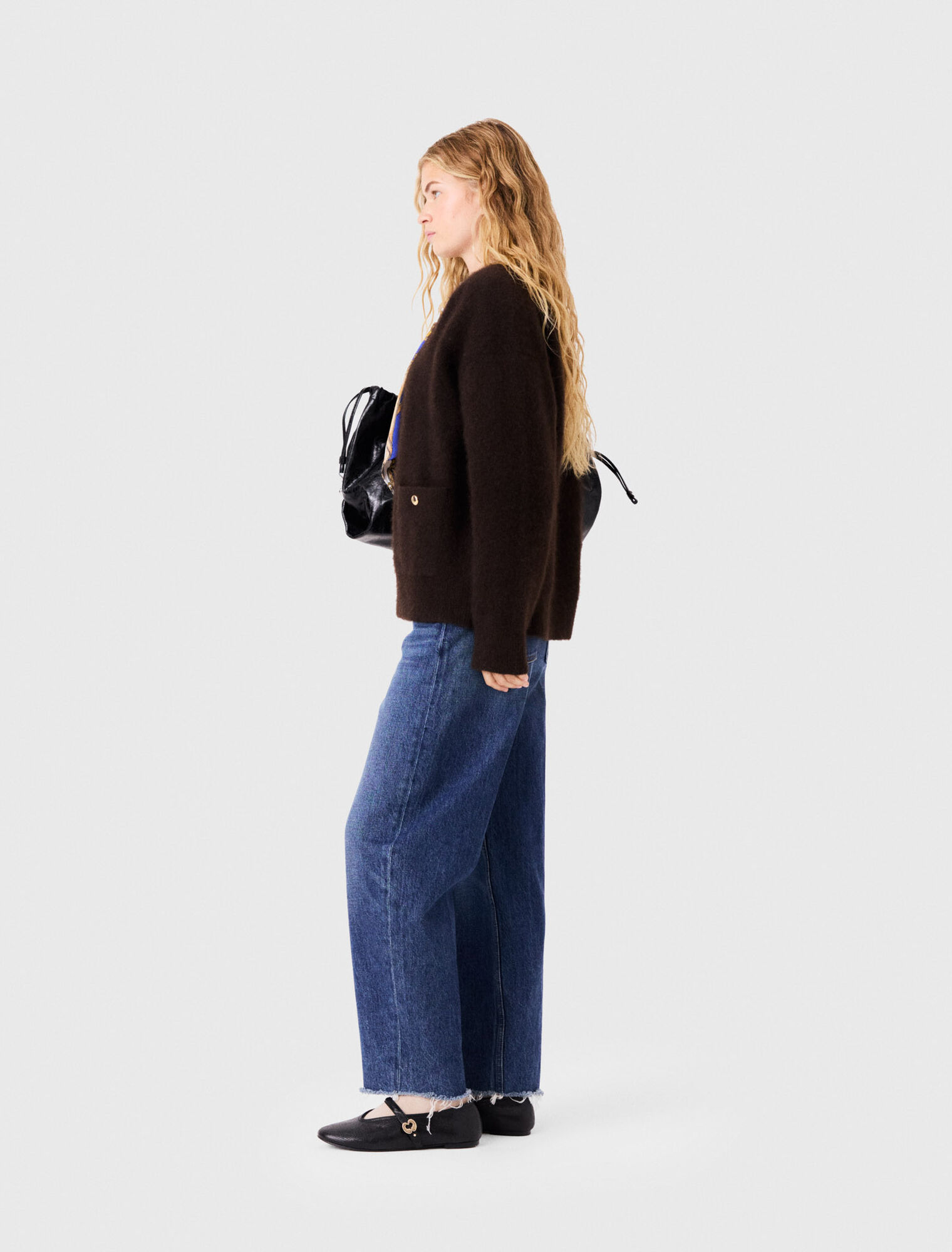 Longline yak cardigan