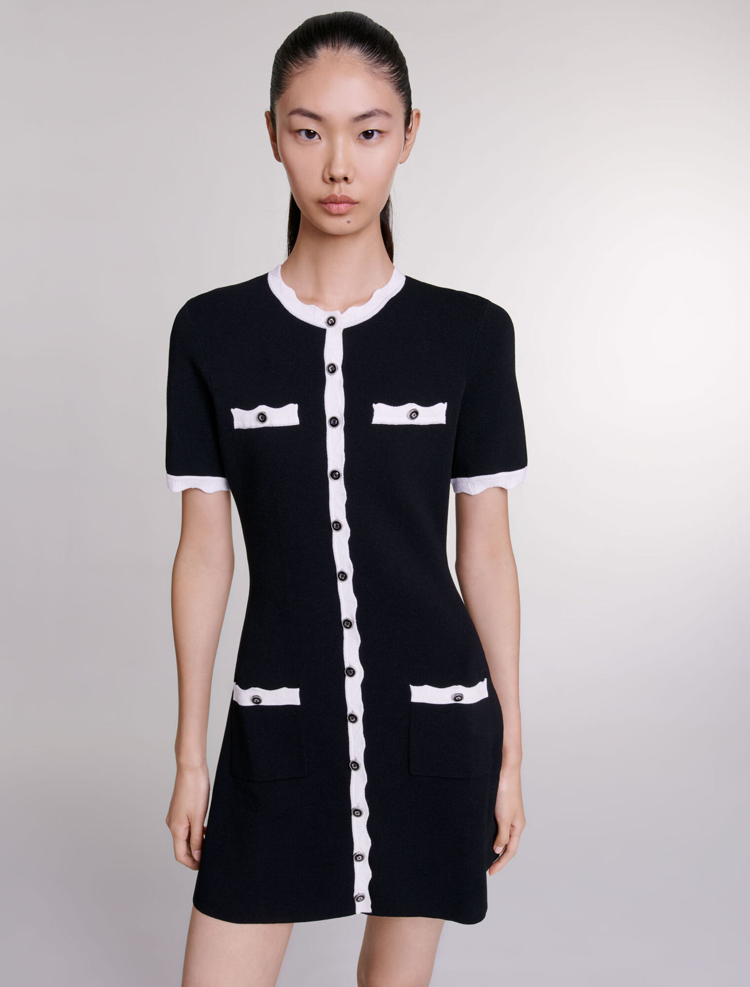 Short knit dress