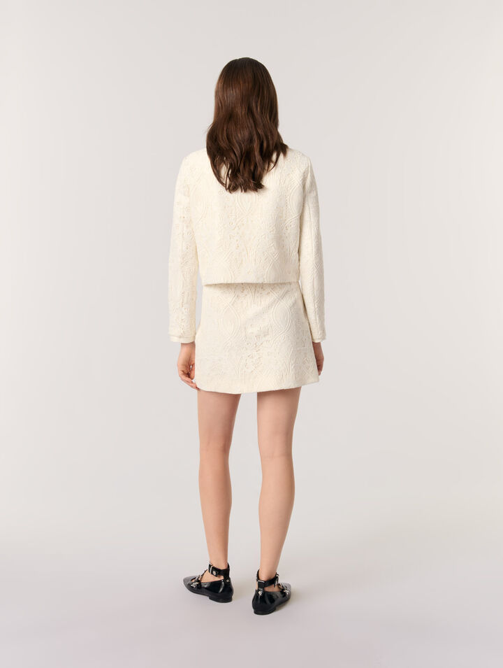 Short guipure jacket