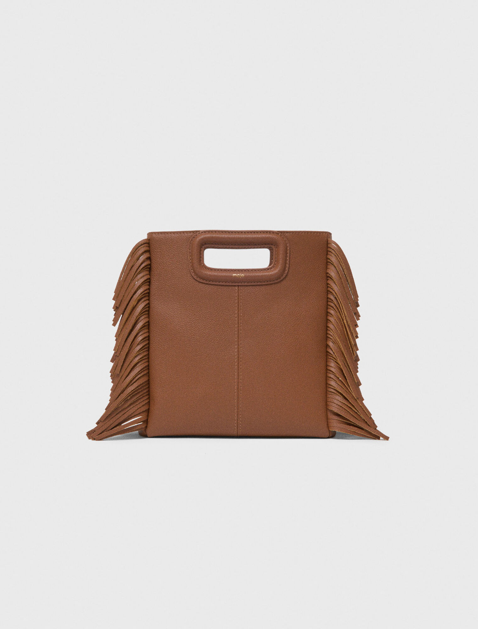 Grained leather M bag