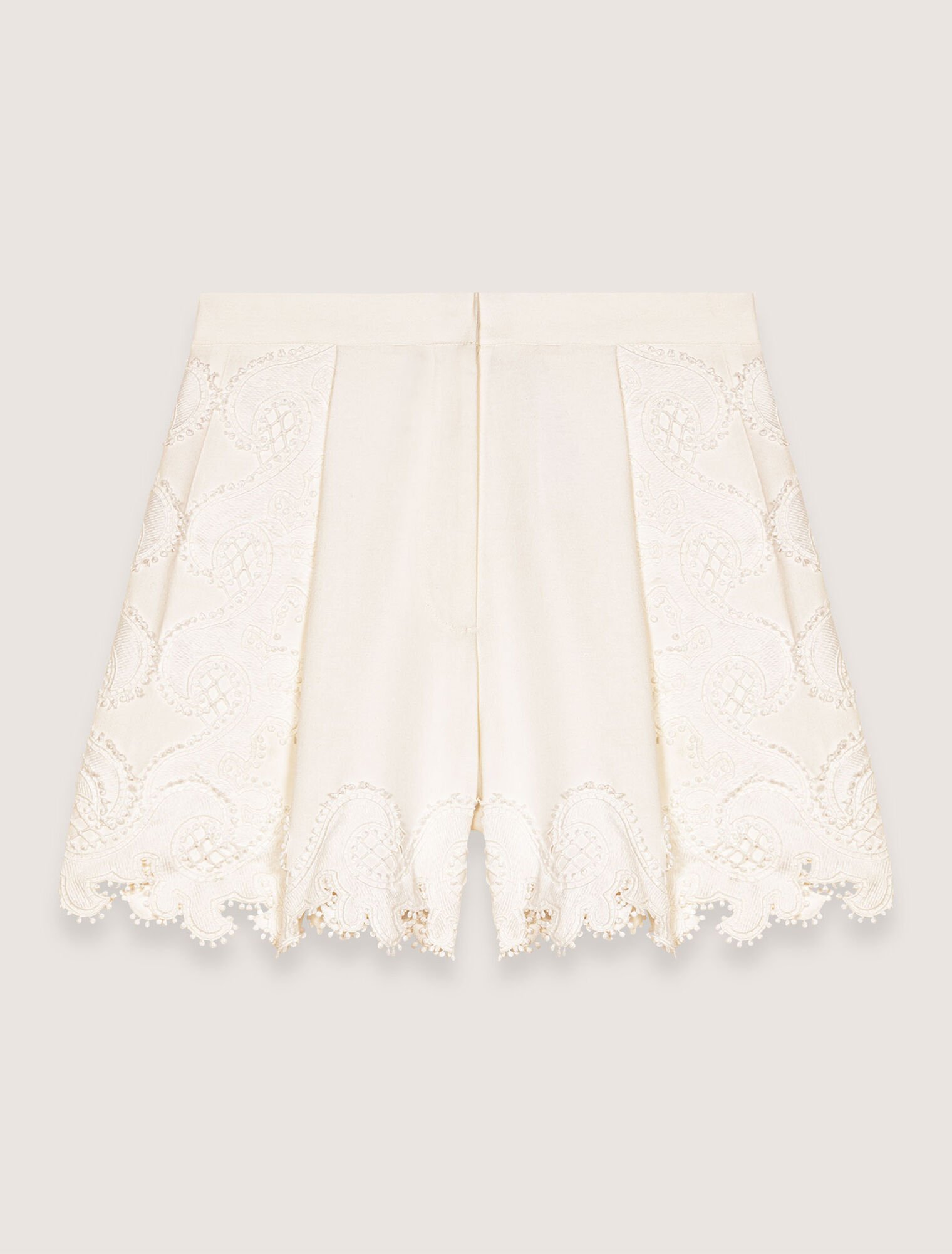 Embroidered shorts