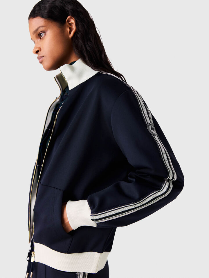 Zip-up sweatshirt