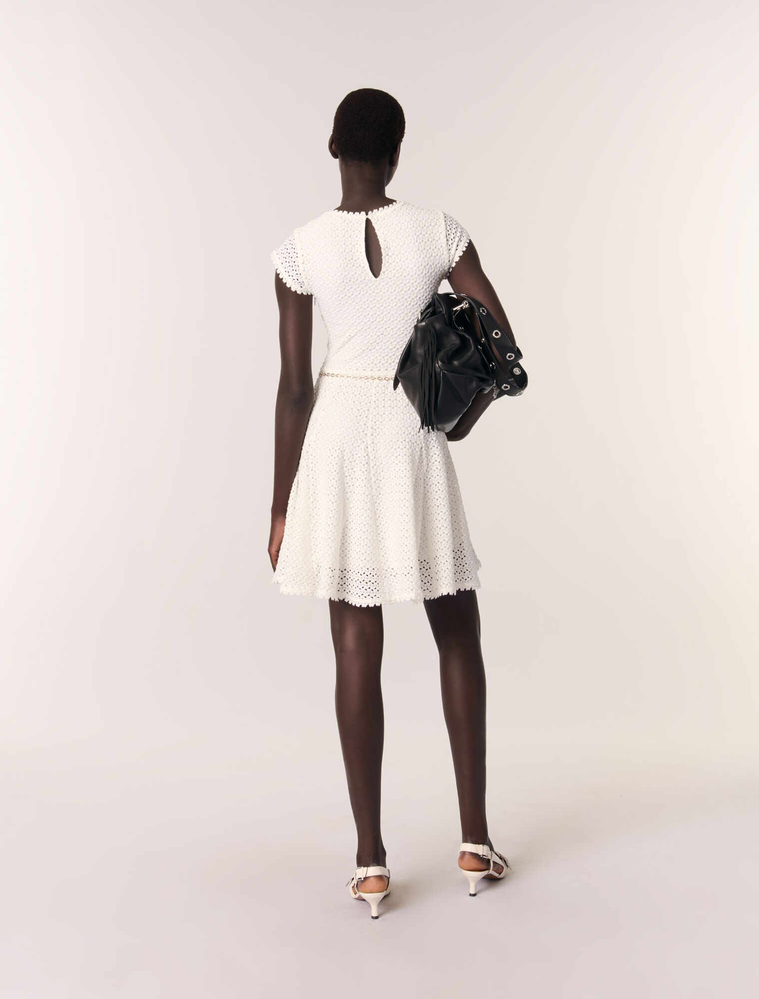 Short crochet dress