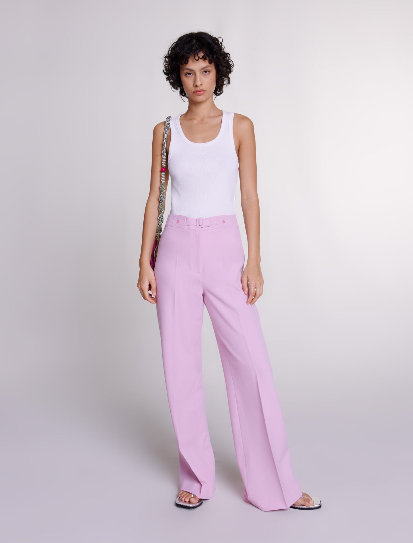 Wide leg suit trousers Maje