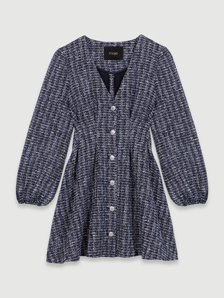 Short tweed dress