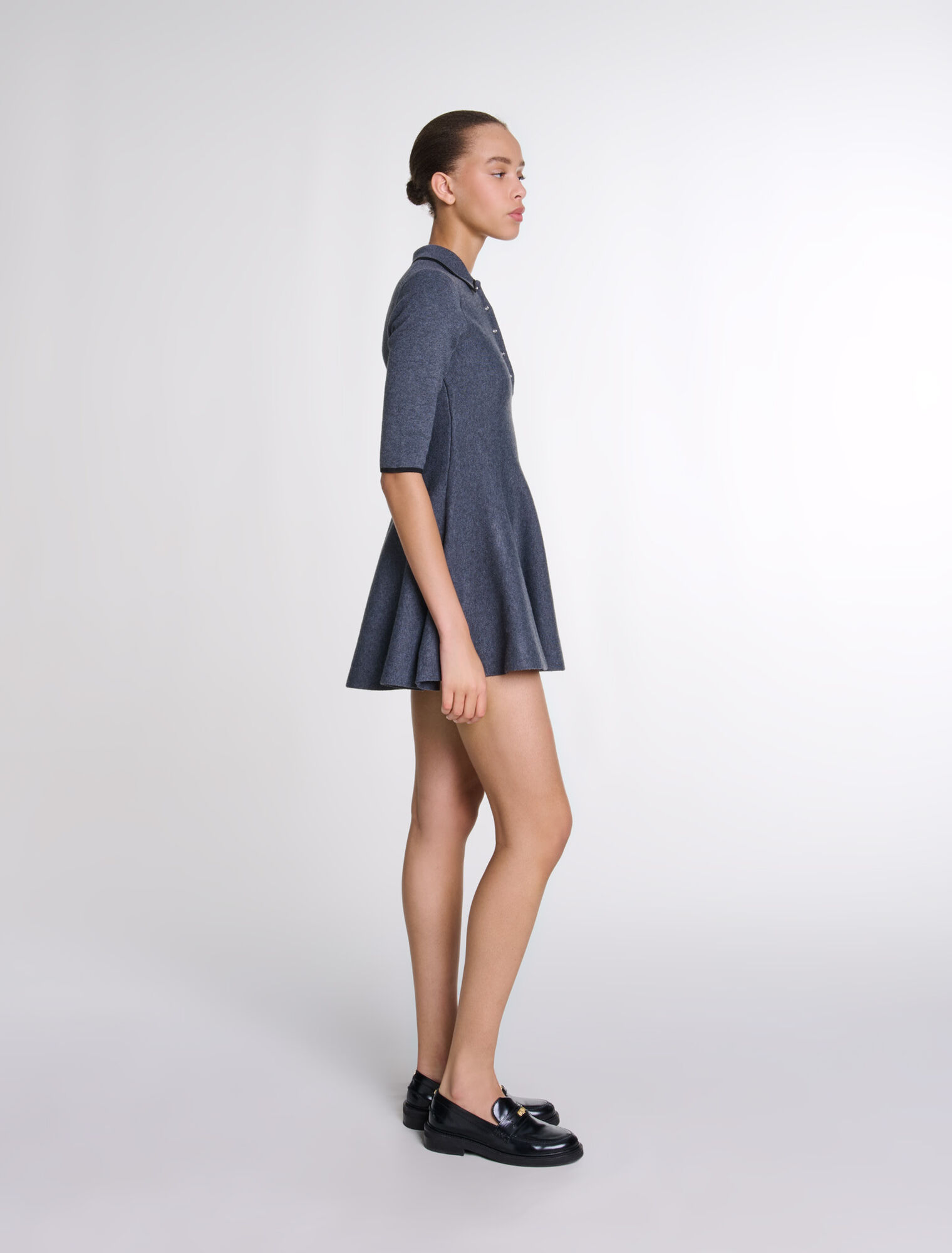 Short knit dress