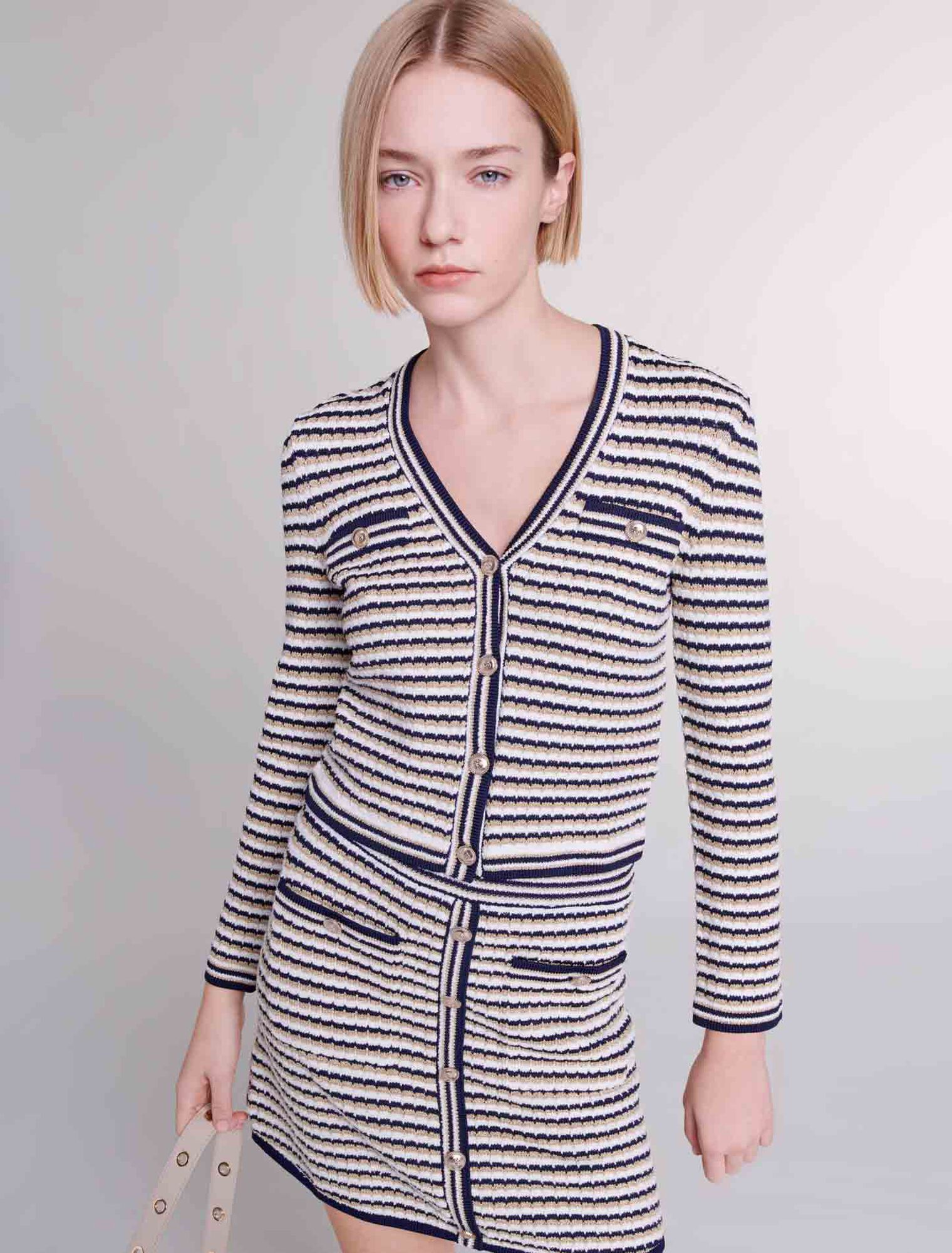 Knit cardigan