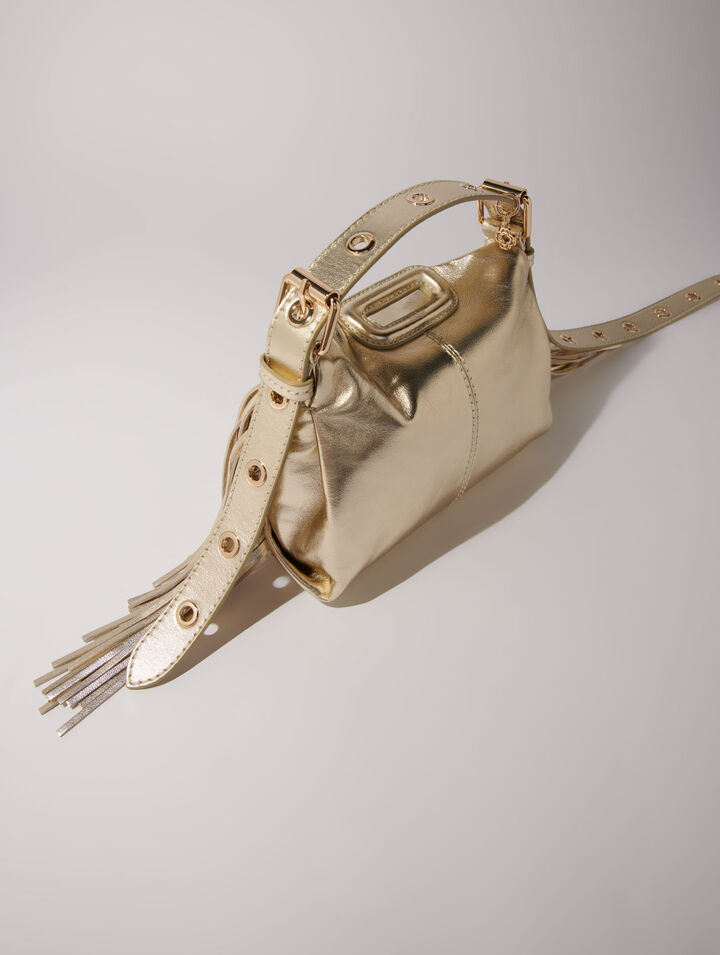 Metallic leather Miss M Mini bag