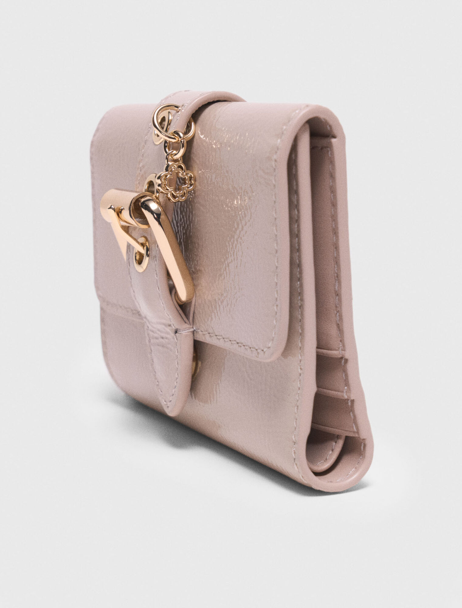 Miss M naplak leather wallet