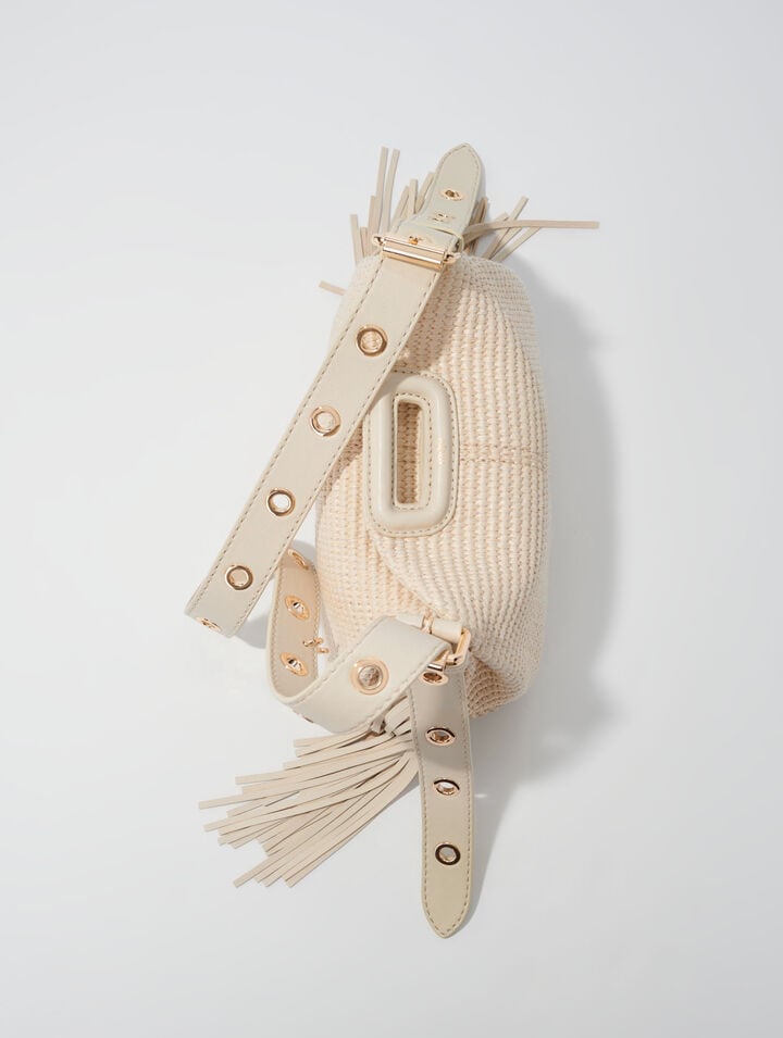 Raffia effect Miss M Mini bag