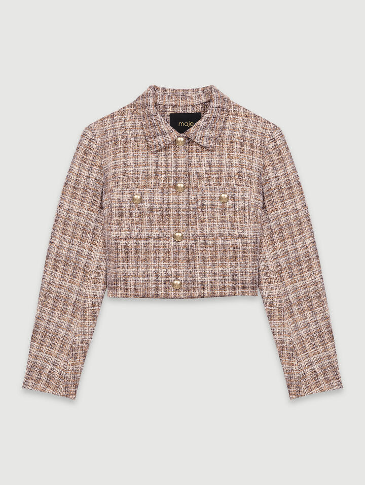 Short tweed jacket