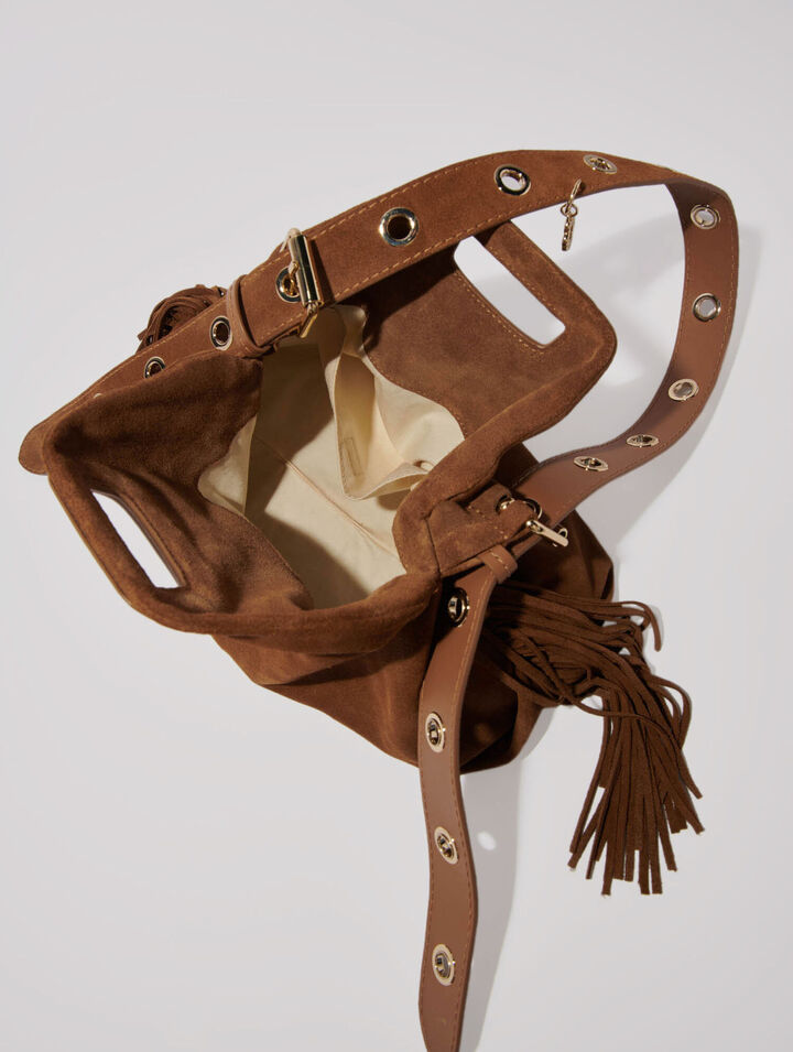 Suede Miss M bag