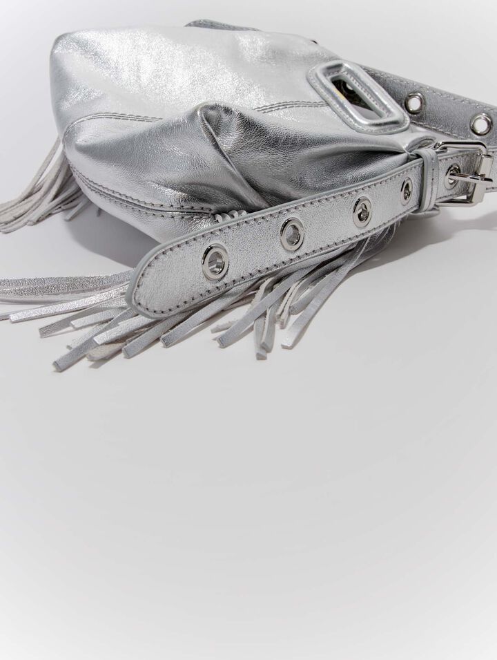 Metallic leather Miss M Mini bag