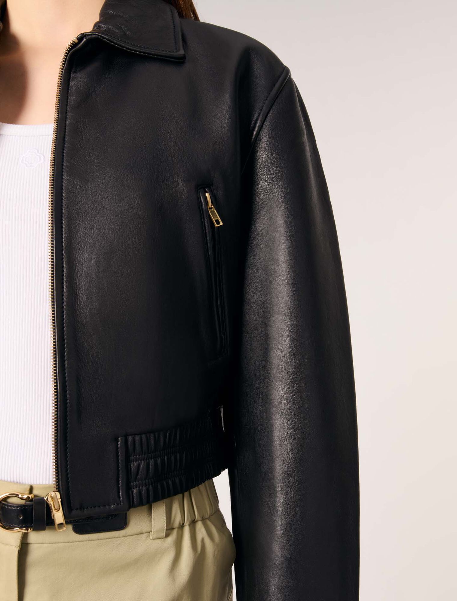 Leather jacket