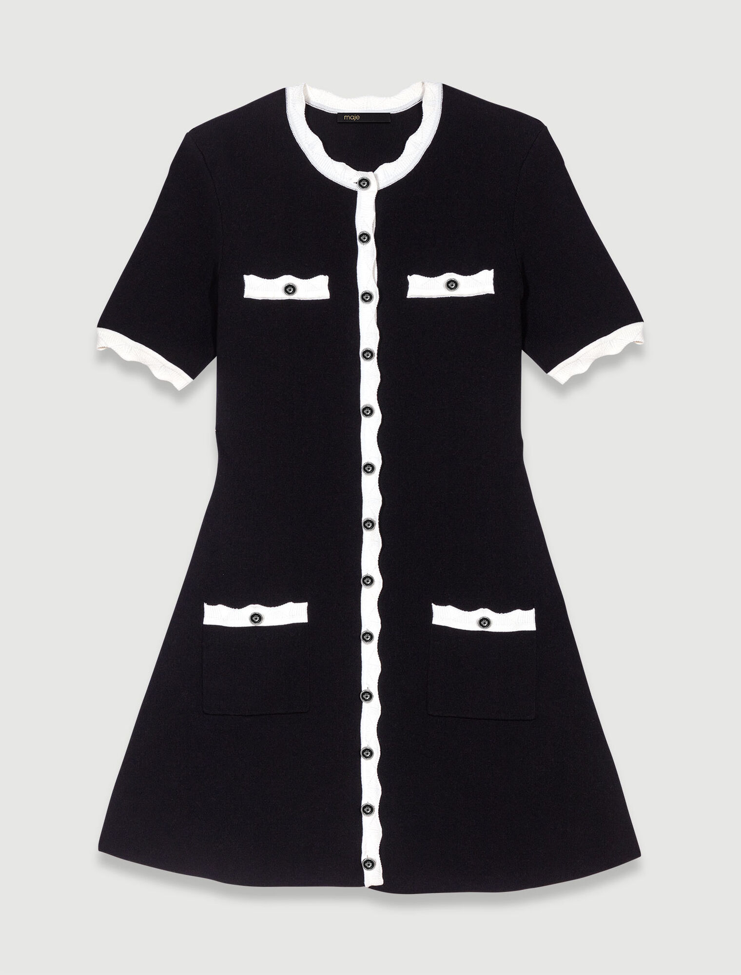 Short knit dress