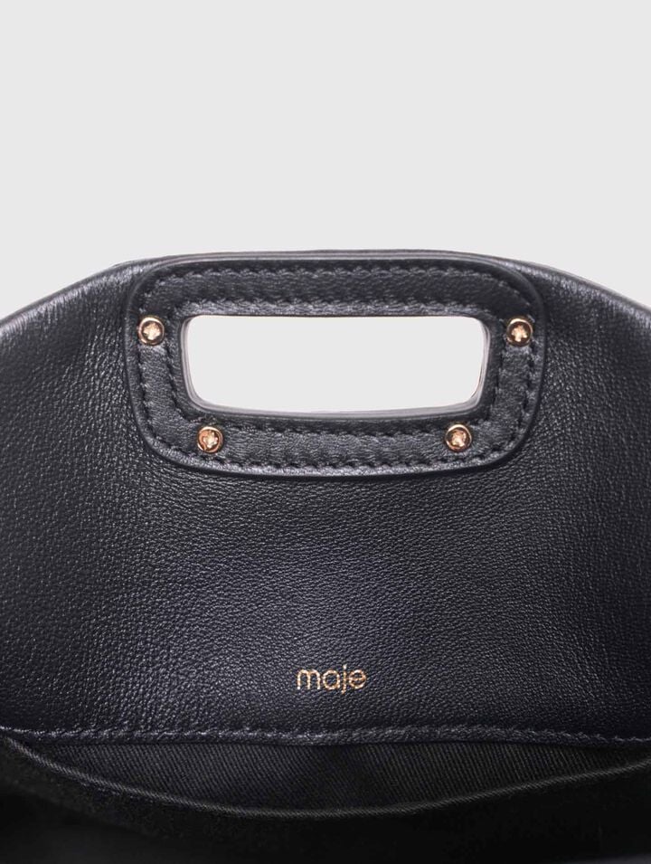 Gold handle Miss M Mini bag