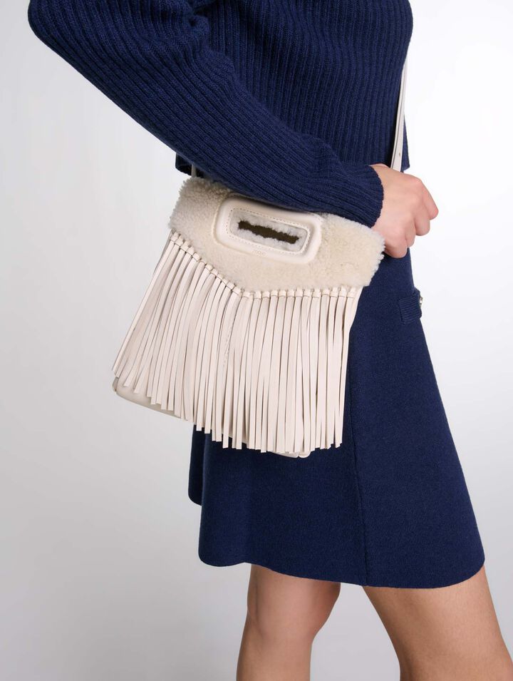 Faux fur M bag