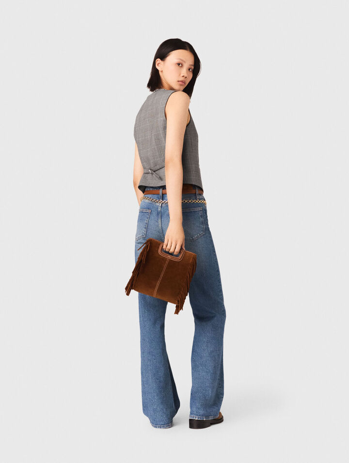 Checked tailored jacket