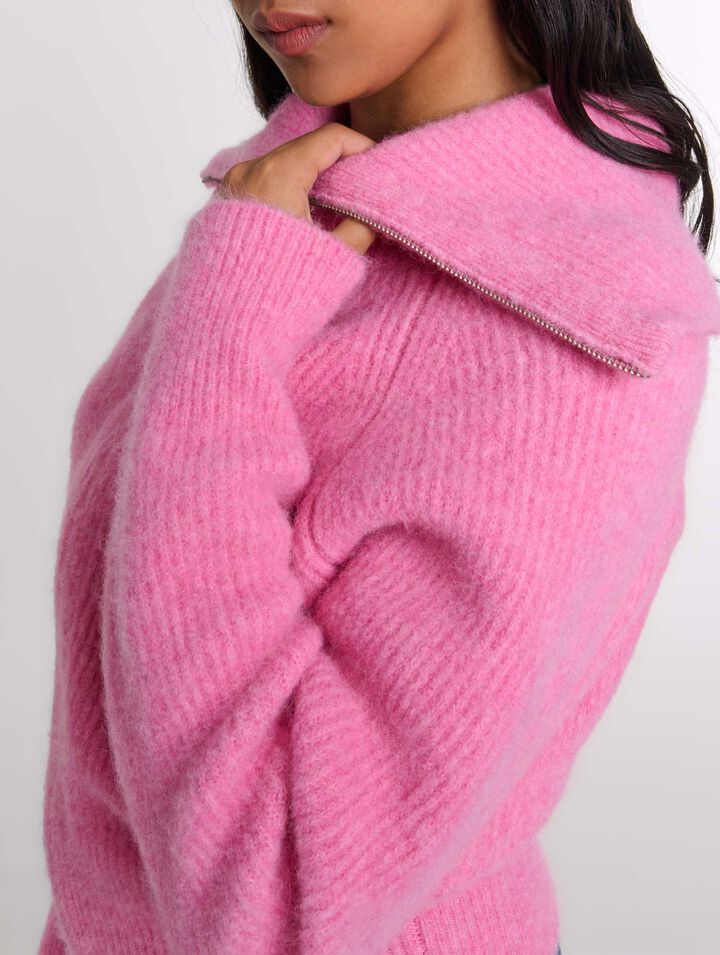 Wool-blend cardigan