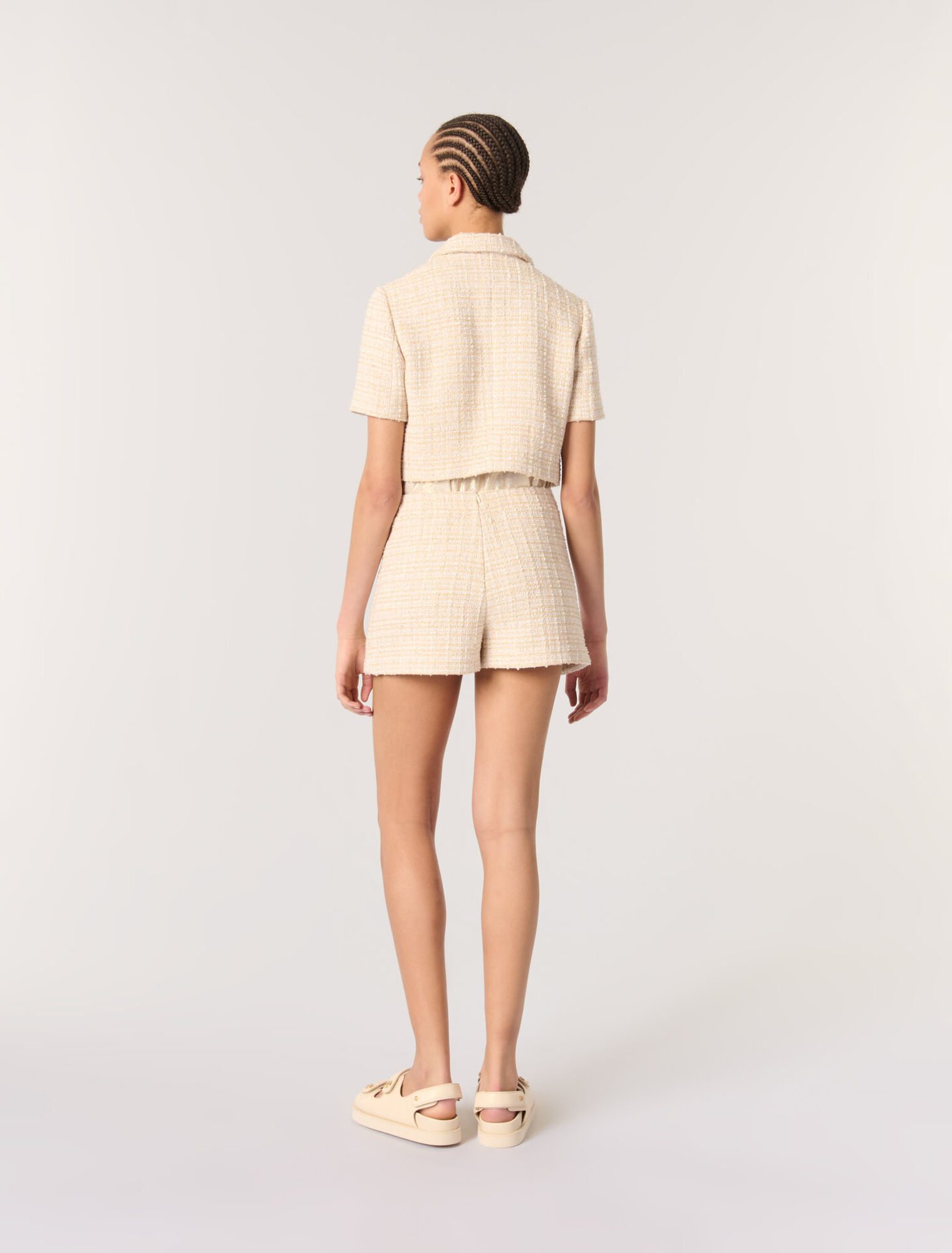 Short tweed jacket