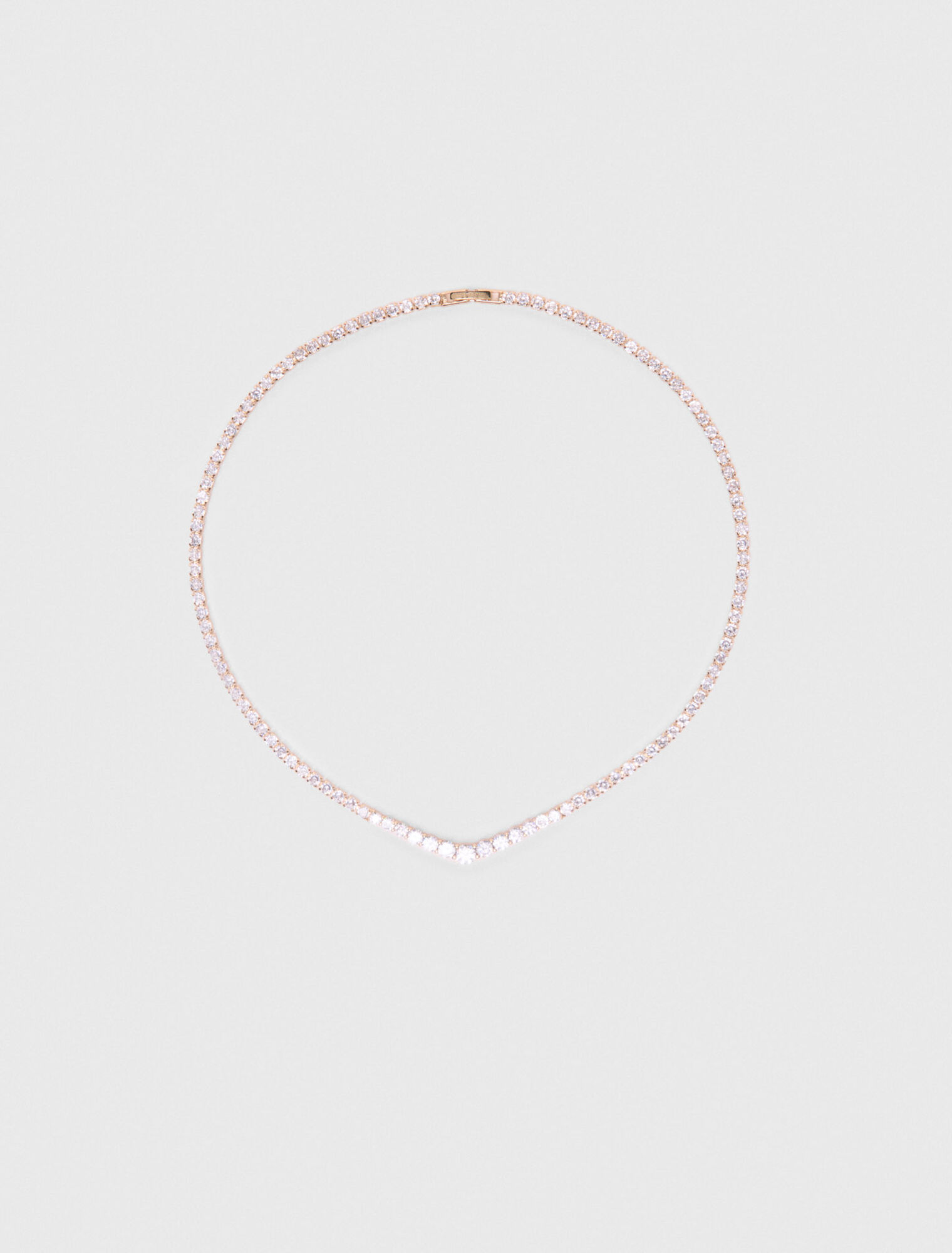 Cascade diamanté necklace