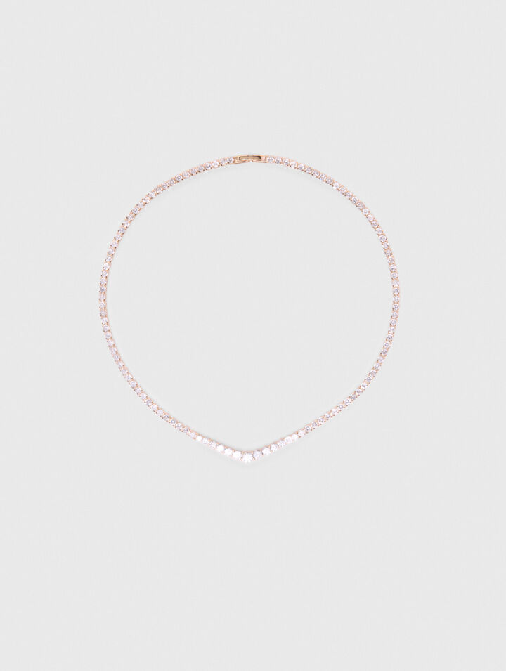 Cascade diamanté necklace