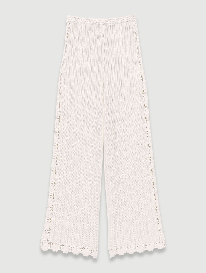 Knit trousers