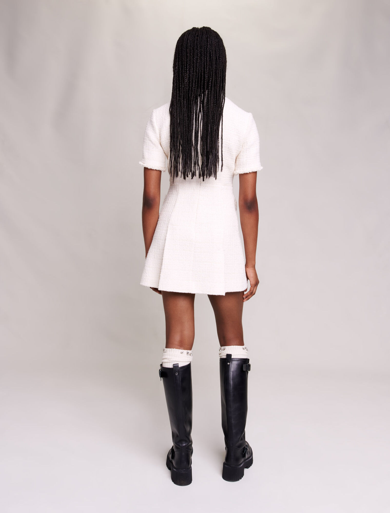 Short tweed dress