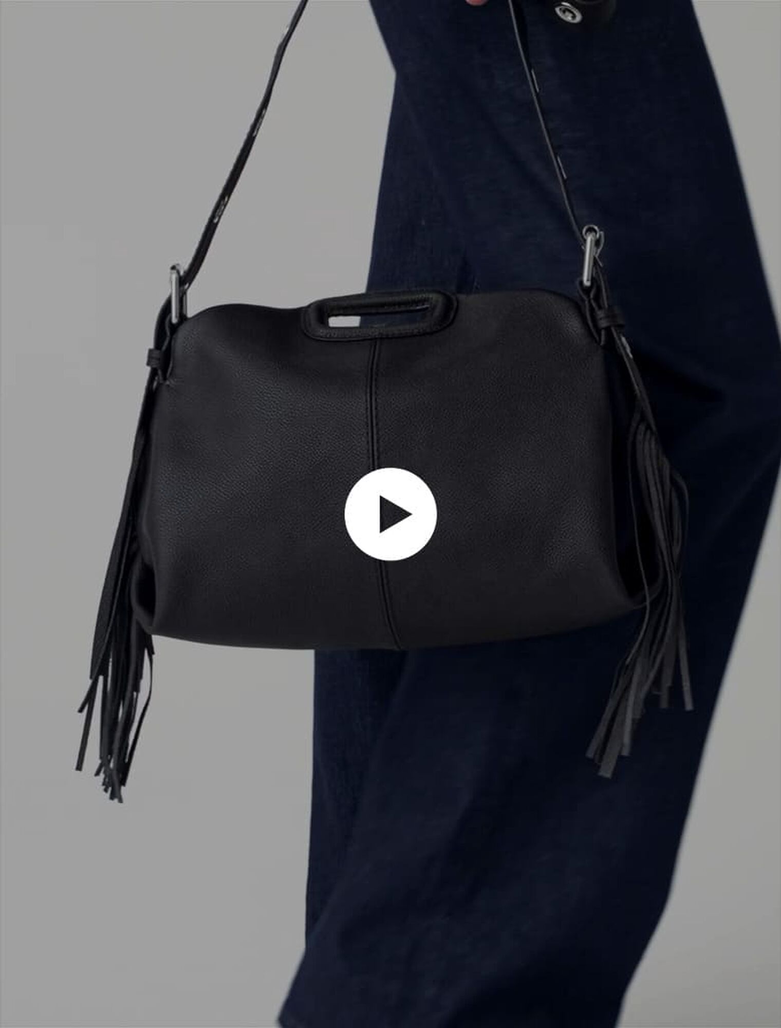 Grained leather Miss M bag