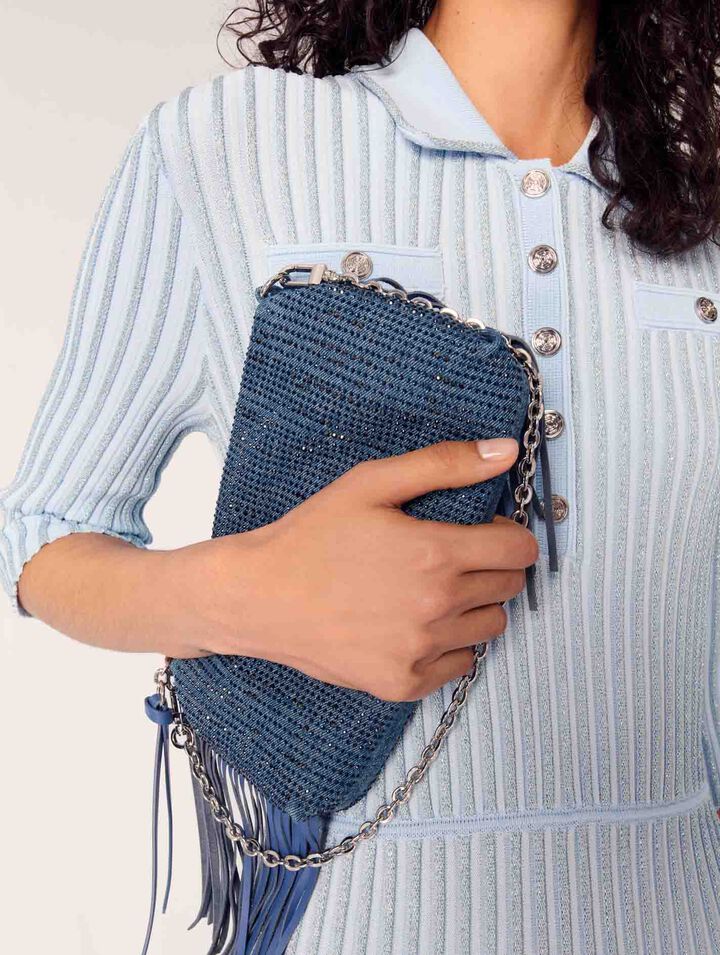 Rib knit midi dress