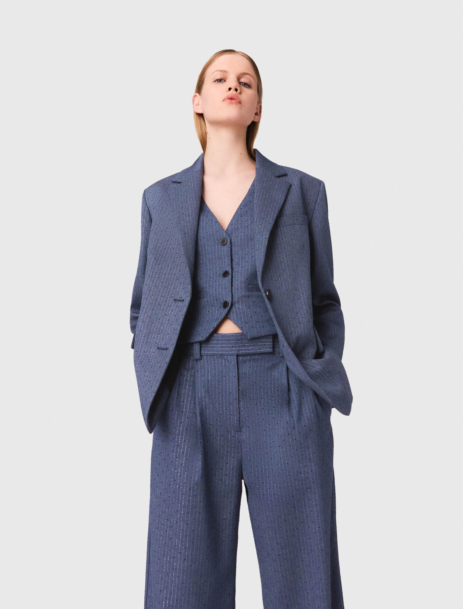 Rhinestone suit jacket