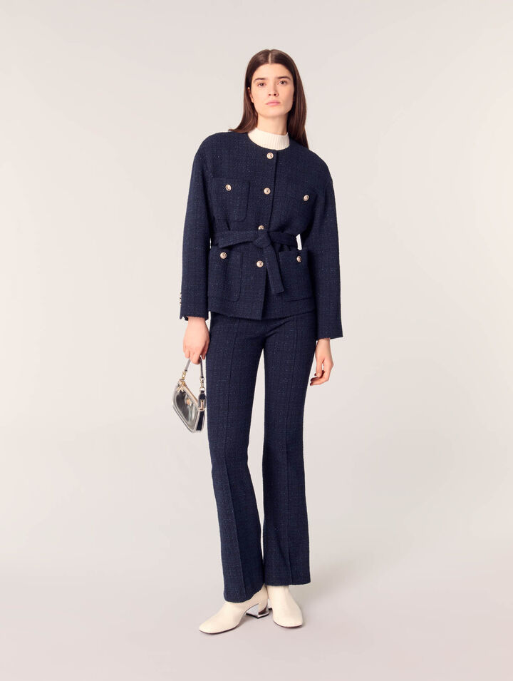 4-pocket tweed jacket 
