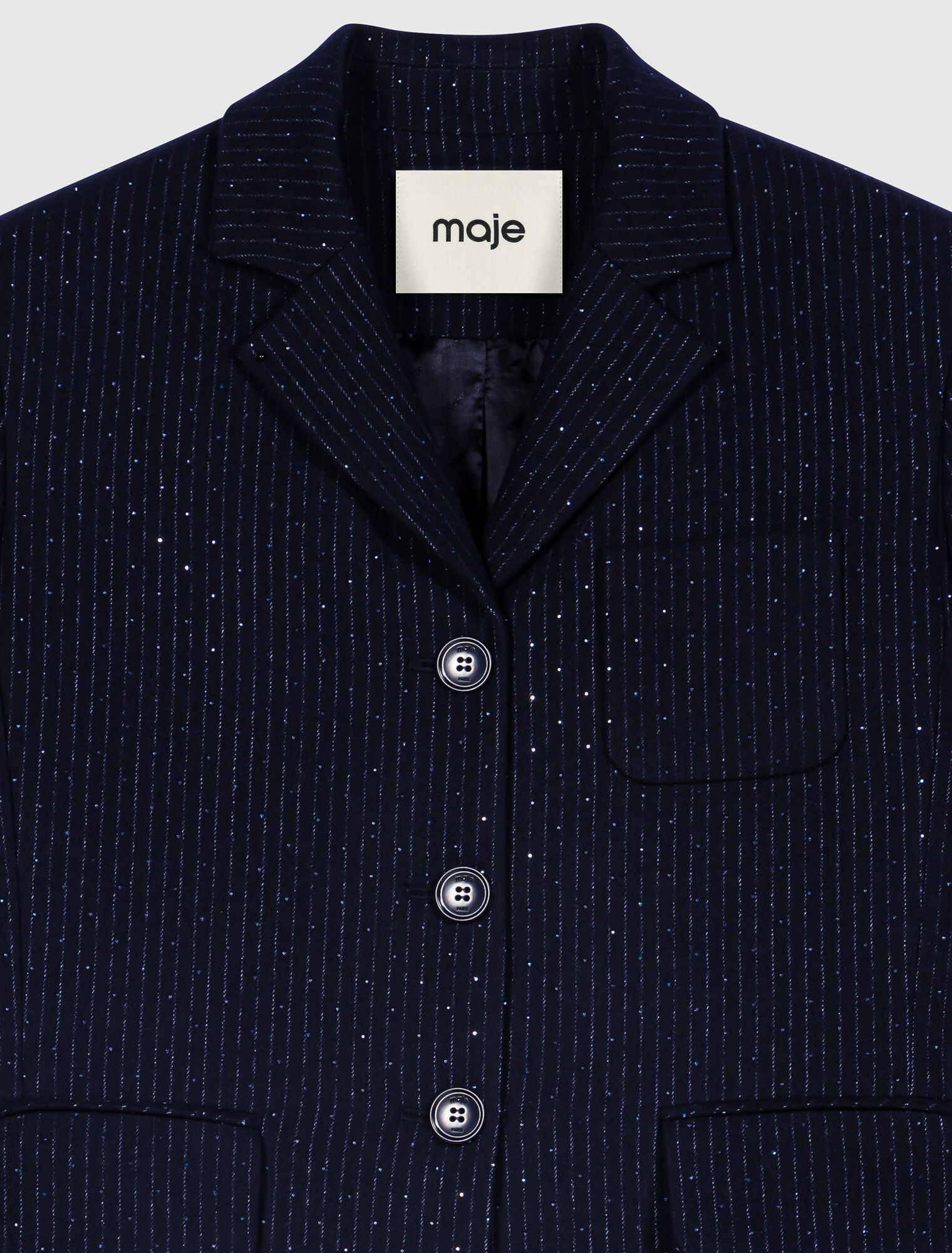 Cropped suit jacket