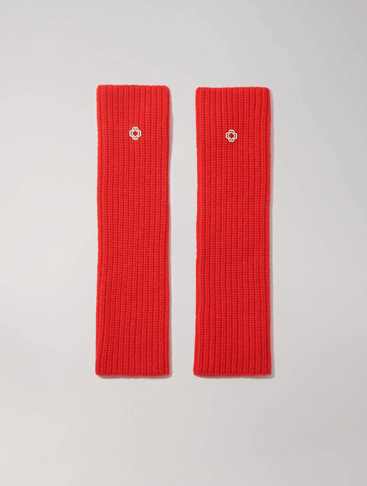 Wool and cashmere mittens