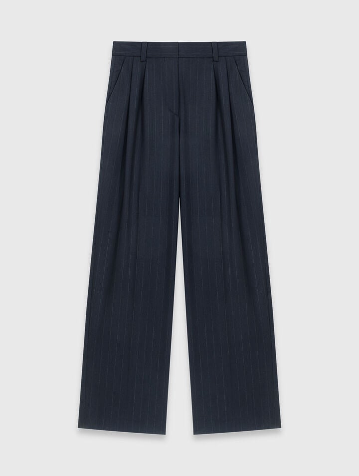 Striped suit trousers