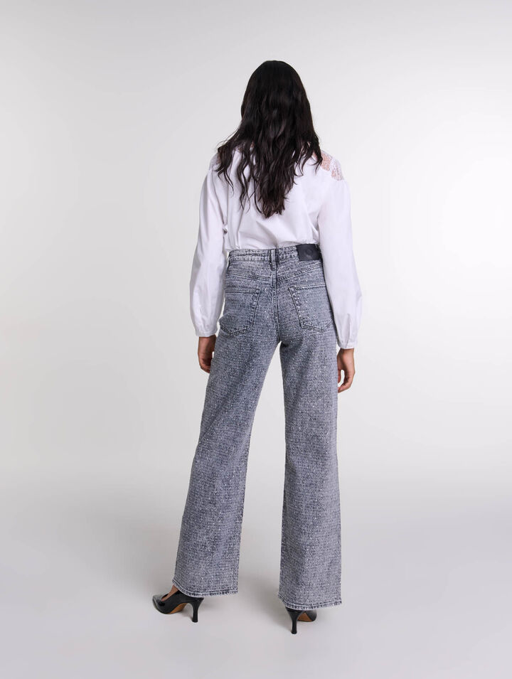 Rhinestone jeans